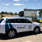 Staff car at Lake Fred Tritton Richmond